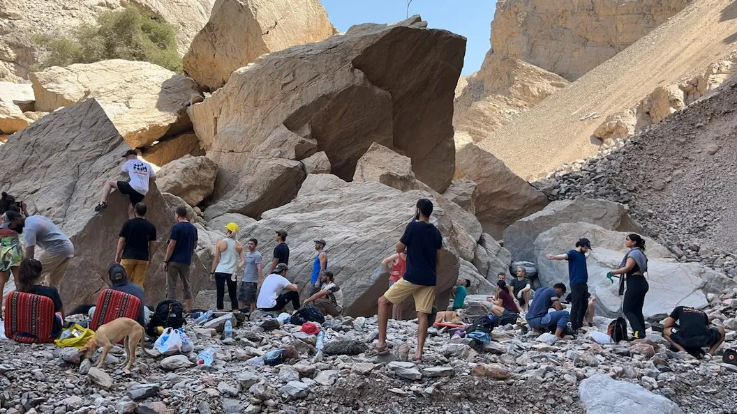 Introduction to bouldering in the UAE through the festival